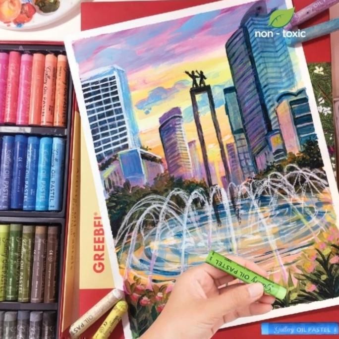 

Terlaris Greebel Gallery 72 Warna Art Artist Crayon Ready Stok