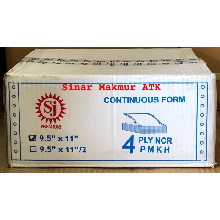 

TERLARIS! Continuous Form / Kertas Komputer SJ 91/2x11 4Ply (K4)