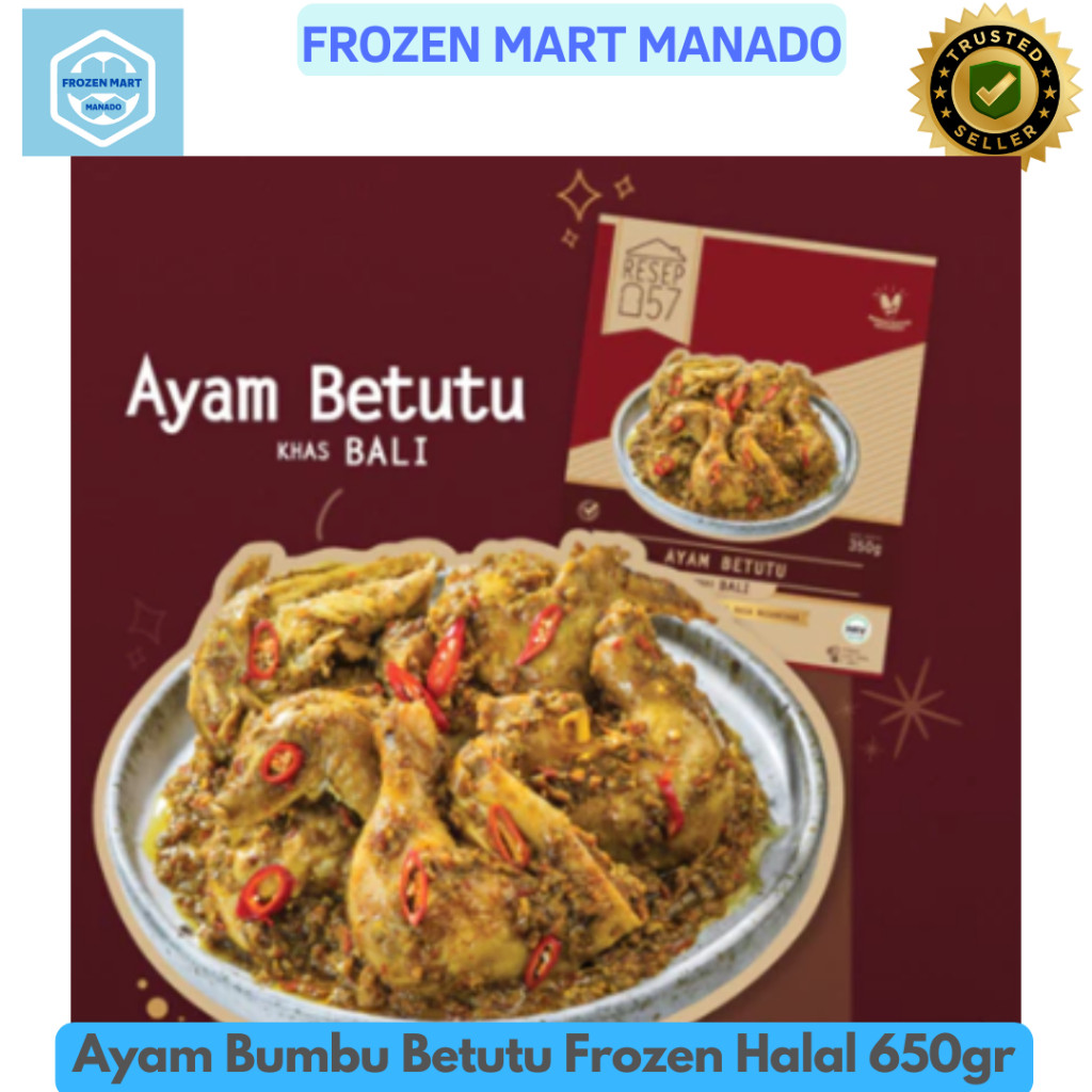 

Ayam Bumbu Betutu Frozen Halal 650gr - Frozen Mart Manado (Frozen Food Manado)