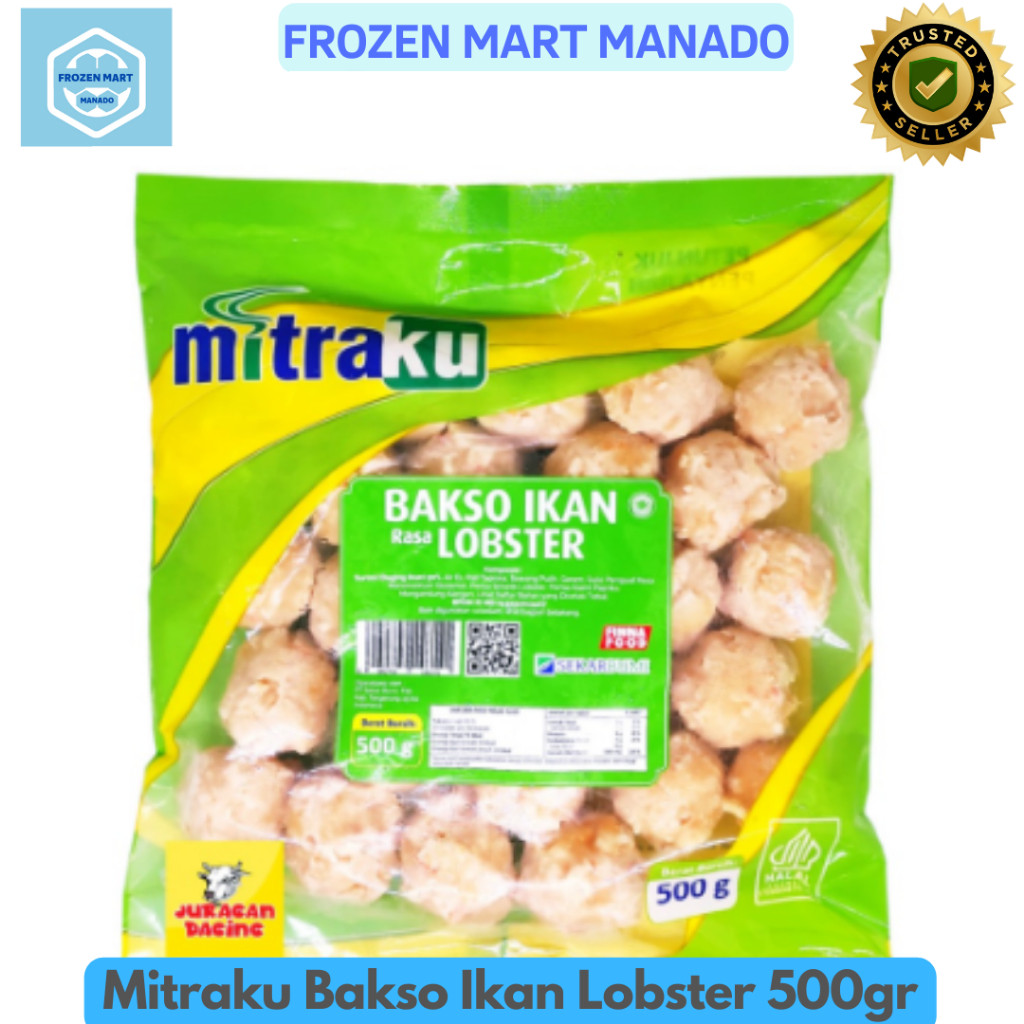 Mitraku Bakso Ikan Lobster 500gr - Frozen Food Tomohon