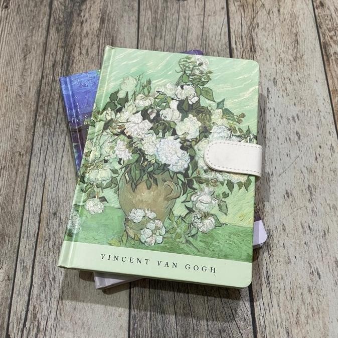 

Diary A5 Sketch Book Journal Art Van Gogh Simple Blank Paper Style | Buku Catatan Diary Polos Hard Cover L67J