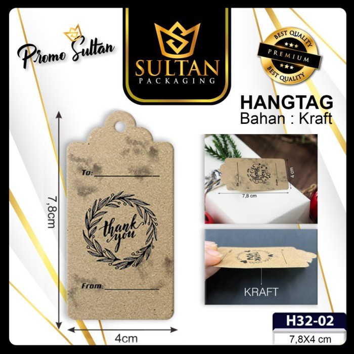 

HangtagHangtag MurahHangtag KraftHangtag Thank You4X7.8H32