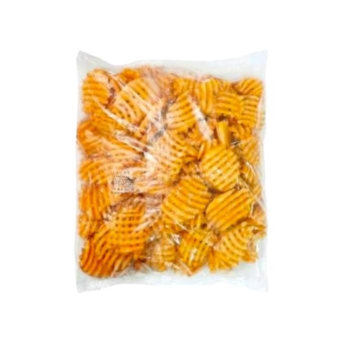 Mccain Waffle Fries - Kentang Waffle Frozen 2Kg Original