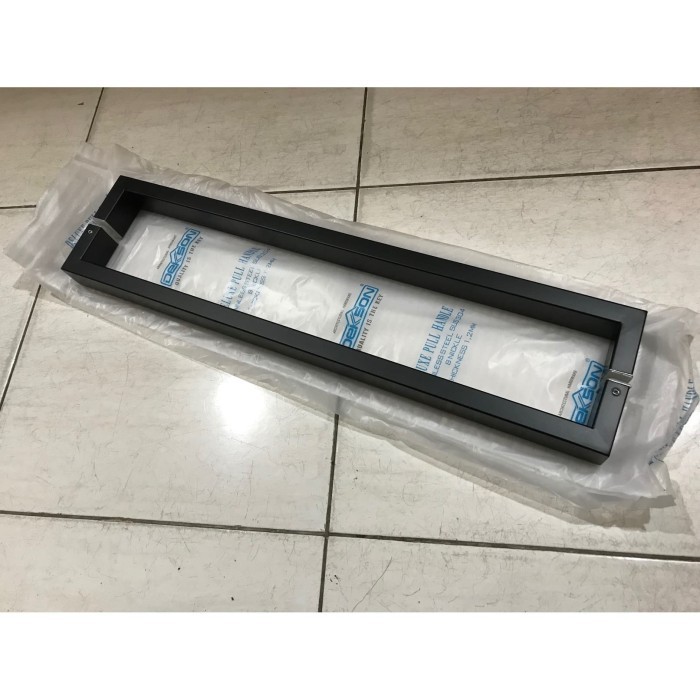 PULL HANDLE DEKKSON DELUXE SQ PH 801 40X20X620X600 BLACK BROWN WHITE