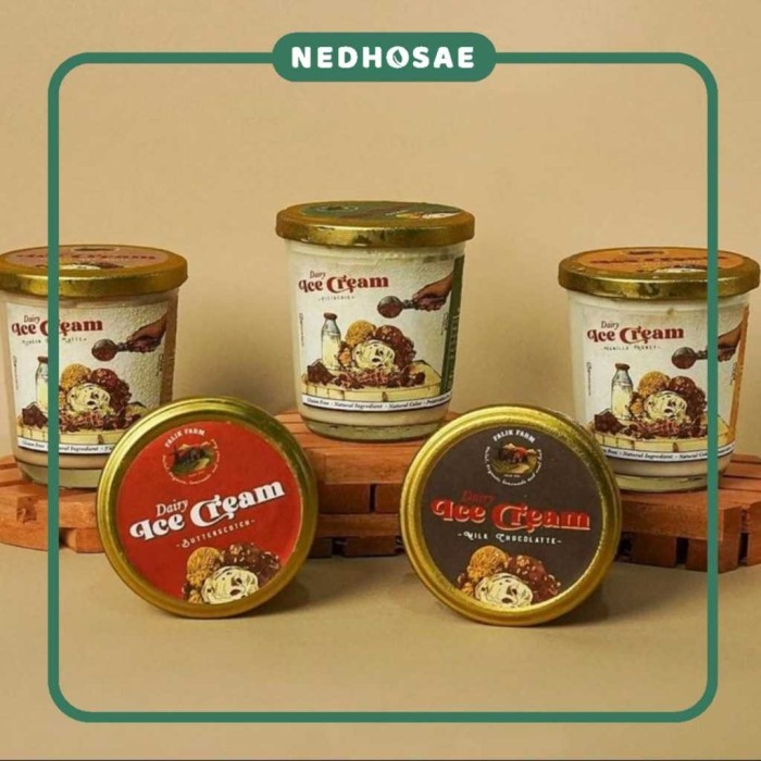 

TERLARIS FALIK FARM DAIRY ICE CREAM GLUTEN FREE GELATO MURAH!!! MURAH
