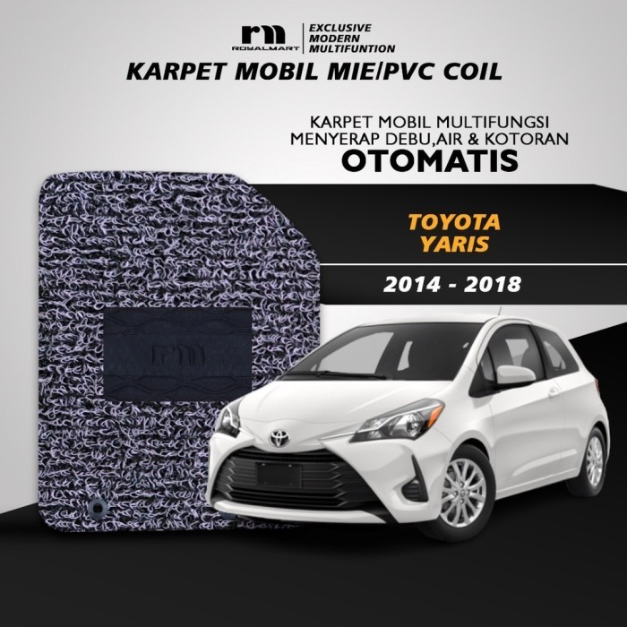 

TERLARIS ROYAL MART - KARPET MOBIL TOYOTA YARIS 2018 - 2022/CARPET MIE BIHUN PREMIUM KESET PVC ANTI