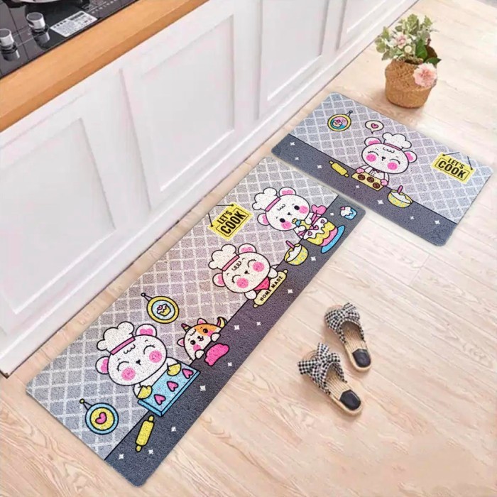 

TERLARIS KESET DAPUR PVC BIHUN MIE ANTI SLIP FULLPRINT TOP QUALITY MURAH!!! MURAH