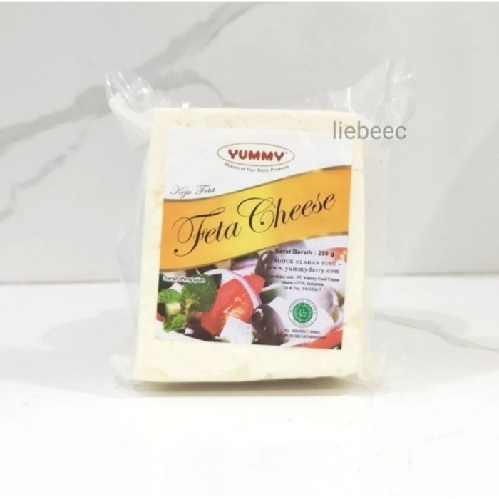 

TERLARIS YUMMY FETA CHEESE 250GR / KEJU FETTA 250 GR MURAH!!! MURAH