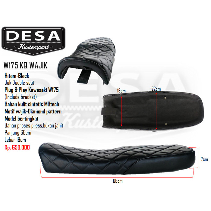 JOK W175 KQ WAJIK HITAM RESTOCK