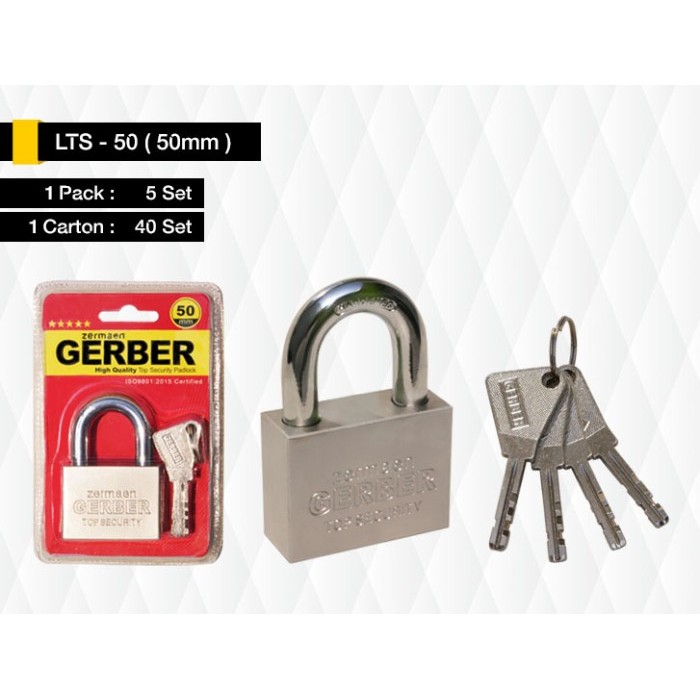 %%%%] LTS 50 GEMBOK 50MM 1 SET, GEMBOK RUMAH, KANTOR , PAGAR, TERALIS