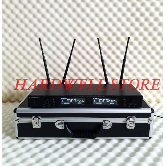 Mic Wireless Hardwell Concert 1 Pro 2 Mic Clip On/Jepit 2 Mic Headset Terlaris