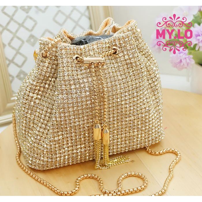 Populer Tas Pesta Wanita Clutch Kondangan Perempuan Party Bag Wedding Dompet Nikah Lamaran Hantaran
