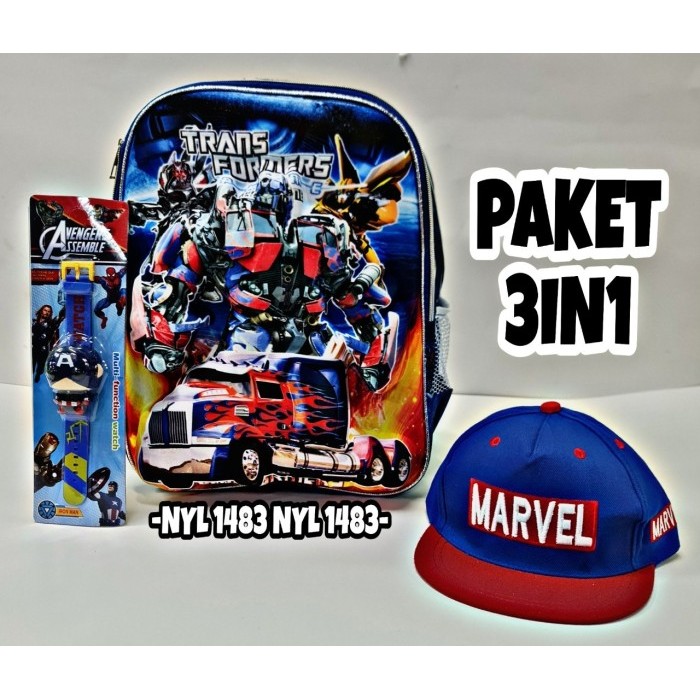TAS ANAK SEKOLAH TRANSFORMER TAS ANAK SD TK PAUD TAS ANAK LAKI LAKI