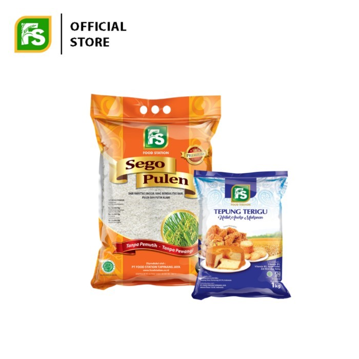 

TERLARIS BUNDLING FS SEGO PULEN 5 KG + TEPUNG TERIGU FS 1 KG MURAH!!! MURAH