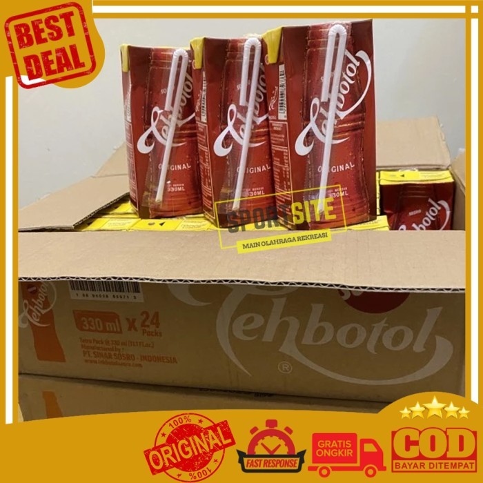 

TERLARIS TEH BOTOL SOSRO KOTAK 330 ML TEHBOTOL 330ML DUS BOX KARTON ISI 24PCS MINUMAN ORIGINAL