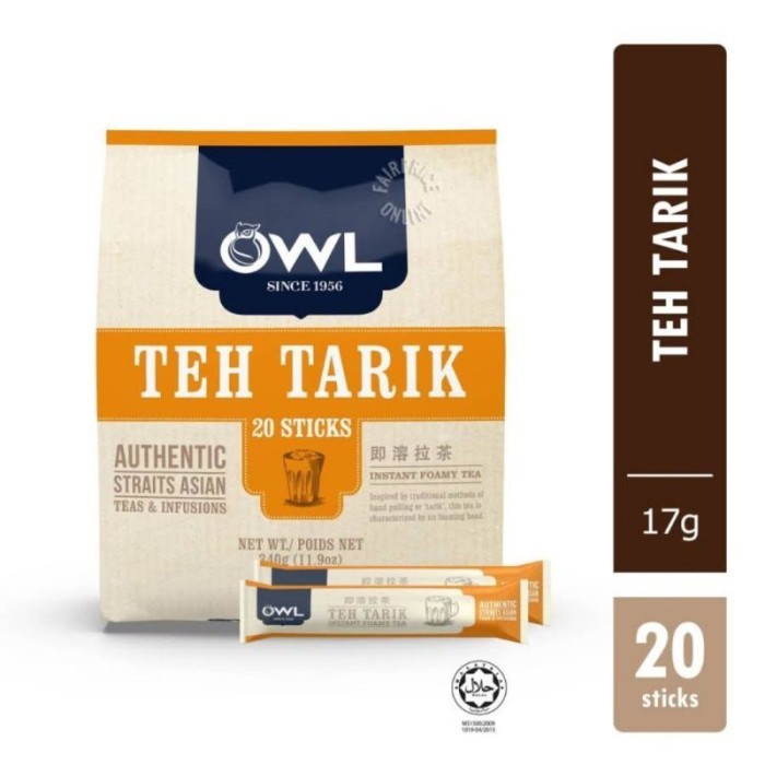 

TERLARIS OWL TEH TARIK SINGAPORE 20 STICKS PER PACK MURAH!!! MURAH