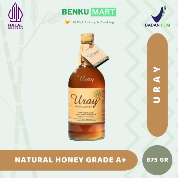 

TERLARIS MADU URAY GRADE A+ NATURAL HONEY 100% MADU LEBAH ALAMI 875GR MURAH!!! MURAH