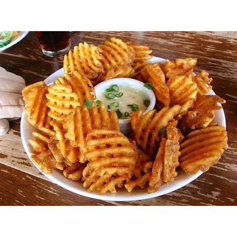 

Kentang Wafel Premium / Waffle Fries Original