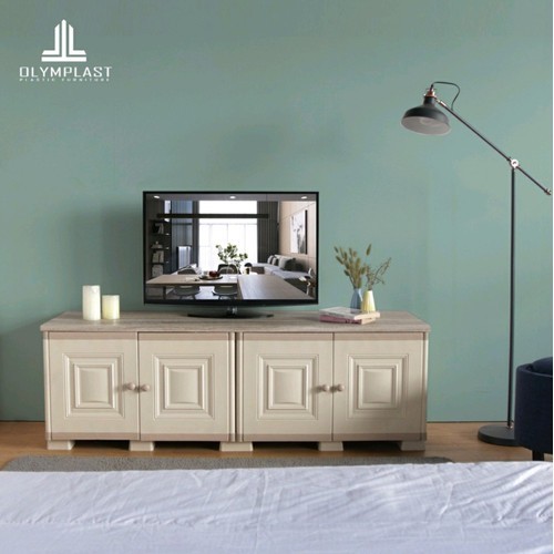 Meja Tv Plastik Buffet Otc Avr Olymplast 4 Pintu
