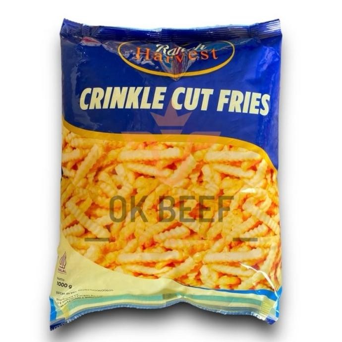 

Ranch Harvest Kentang Goreng French Fries Shoestring Cringkle Original