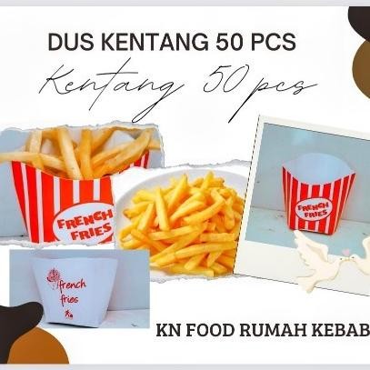 Box French Fries Besar / Dus French Fries Besar / Dus Kentang Goreng Original