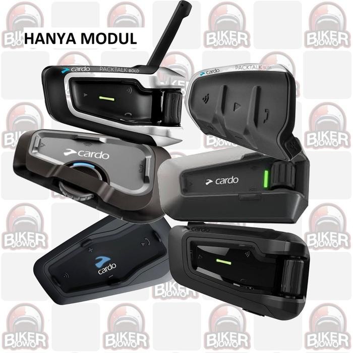 Modul Cardo Intercom Packtalk Bold - Black l Freecom 1+ 4+ Mesin Cardo