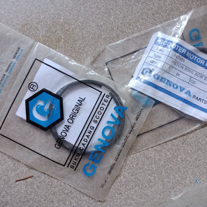 Ring Seher Piston Vespa Pxe Excel Exclusive Aom Ring Tipis Size 5 M Termurah Langka