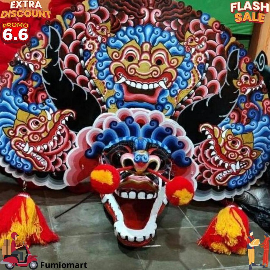 

Bisa Cod Cuci Gudang Barongan Rampak Telon Jamang Cat Air Brush Bonus Kemul Panjang Dan Pentul Tinggal Pakai Ukuran Anak Promo Barongan Plipit Romo Mainan Anak Barongan Anak Sd Brongan Plipit Premium / Barongan Spon Caplok Kain Panjang / Barongan Ponorogo