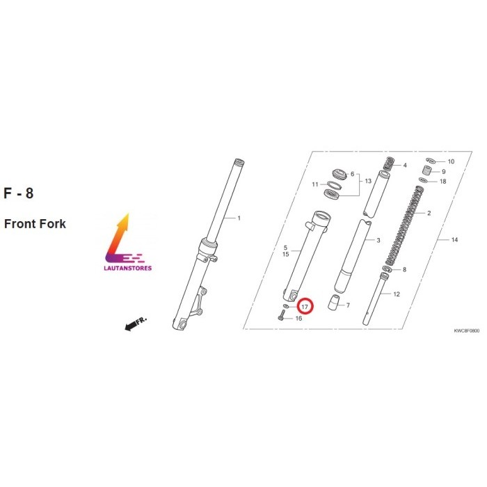 90544-283-000 Ring Tabung Shok Cs1 Termurah Langka