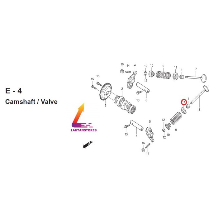 14775-Kzr-600 Topi Klep Vario 125 Vario 150 Pcx Cbu Lokal (K97) Termurah Langka