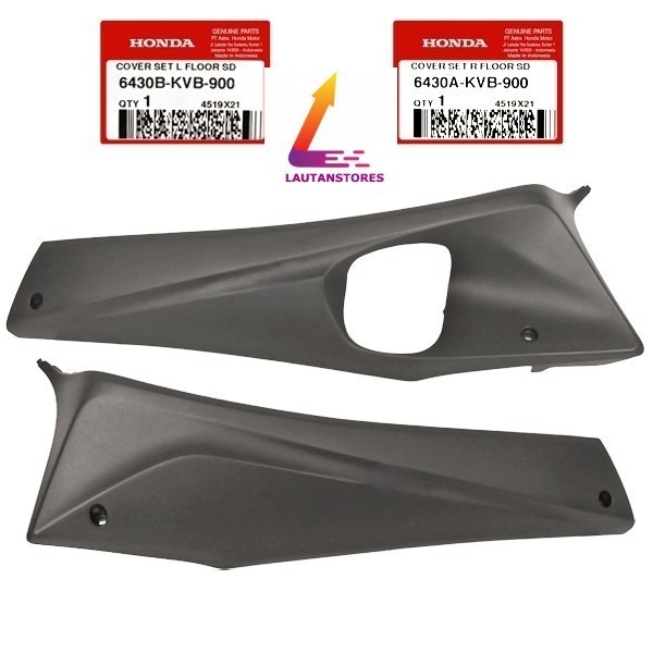 6430A-Kvb-900 6430B-Kvb-900 Cover Lantai Kanan Kiri Vario 110 Cw Karbu Termurah Langka