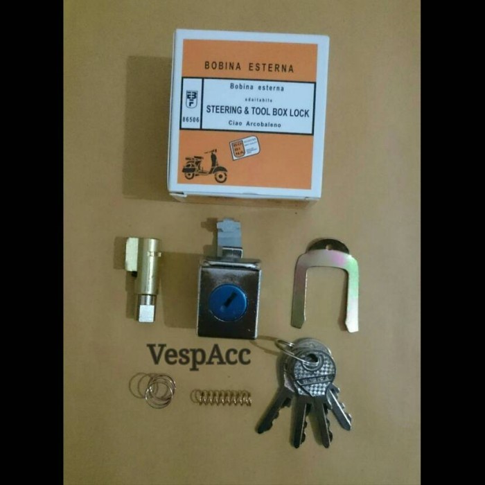 Kunci Laci & Kunci Stang Vespa (Bobina Esterna) Termurah Langka