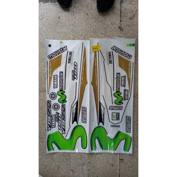 Original Impor Malaysia Jupiter Mx King Y15Zr Movistar Motogp Nos Striping Full Set Bodi Livery Lis 