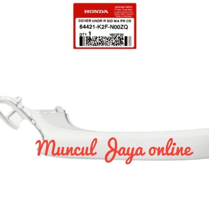 64421-K2F-N00Zq Cover Dek Lantai Kanan Scoopy Esp K2F 2020 Putih Termurah Langka