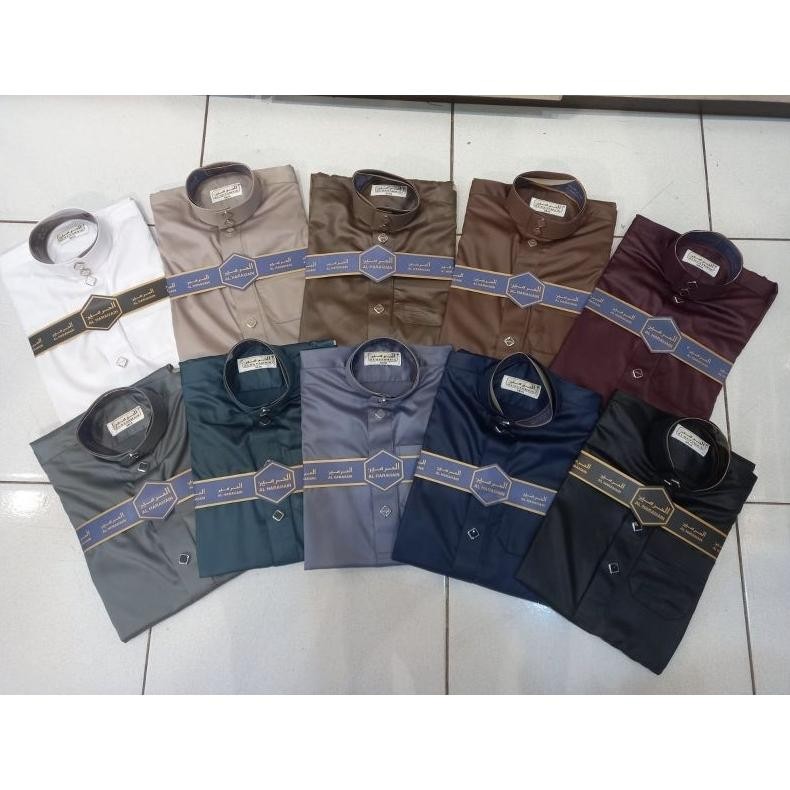 geo AL Haramain Jubah / Gas Pria Anak Preum (09) | Navy | Biru Keabuan | Cream Tulang | Maroon