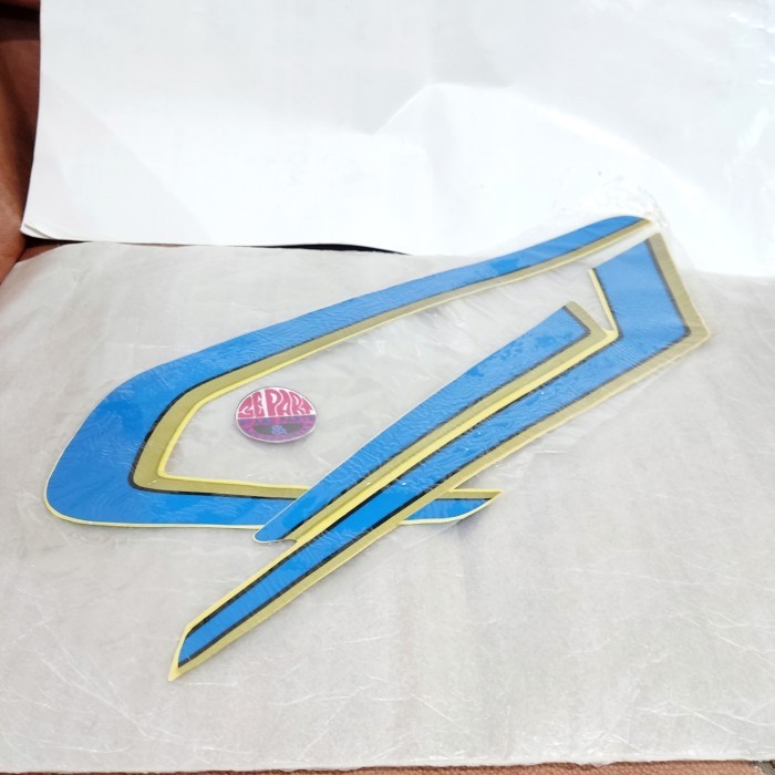 Lis Body Rxs 86 87 Biru Striping Stiker Tangki Rxs Termurah Langka