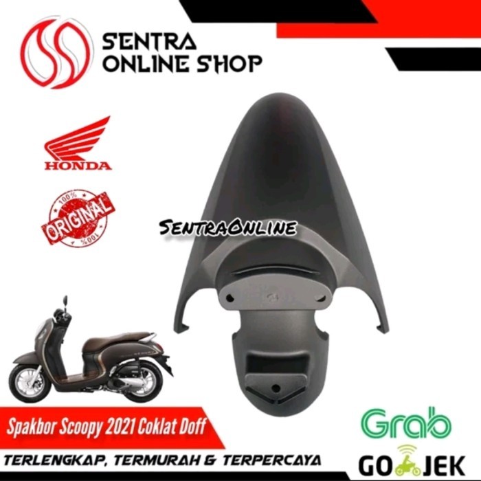 Fender Fr Spakbor Depan Scoopy New 2021 Brown Coklat Doff Dop Original Termurah Langka