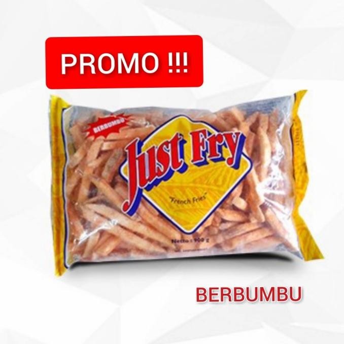 

NEW PRODUK JUST FRY 900G JUSTFRY FRENCH FRIES KENTANG SNACK ALLVARIAN MURAH PROMO !!!!!