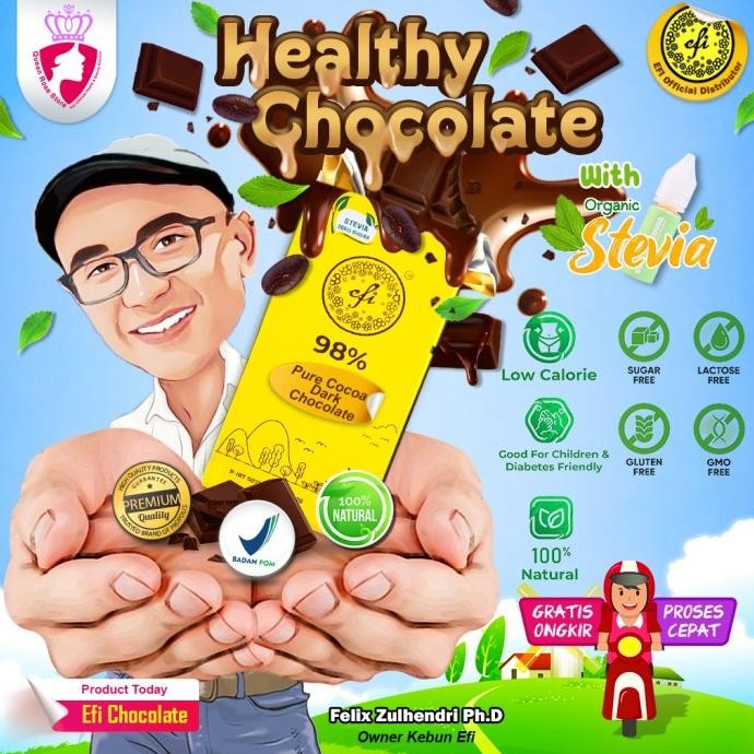 

TERBARU DARK CHOCOLATE EFI - COKELAT HITAM ALAMI KAYA NUTRISI !!!!!