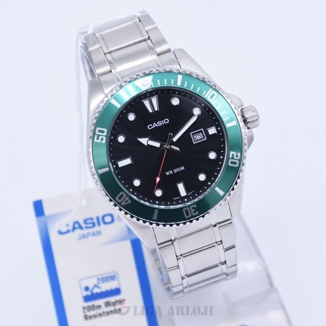 Murah Casio Mdv-107D-3Avdf Marlin Duro Diver 200M Mdv-107D-3A Mdv107 Jam
