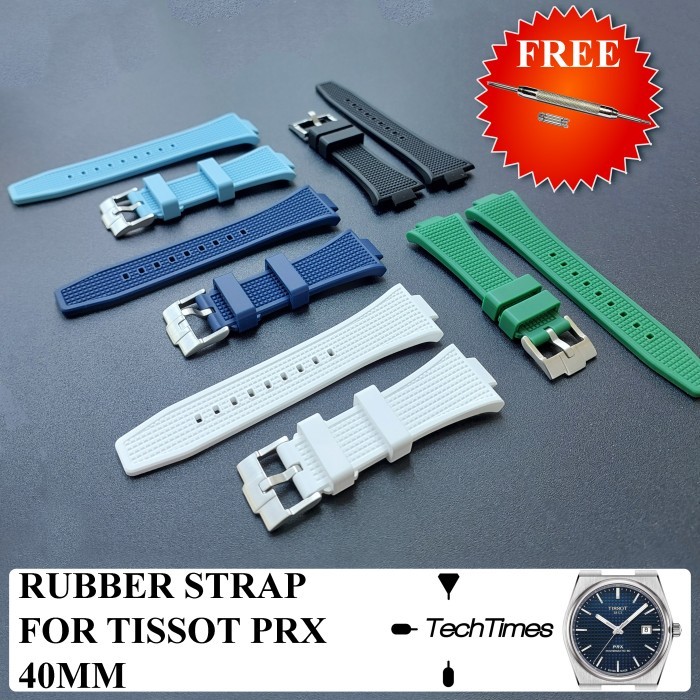 Rubber Strap Tissot Prx Tali Jam Tissot For Tissot Prx 40Mm 35Mm