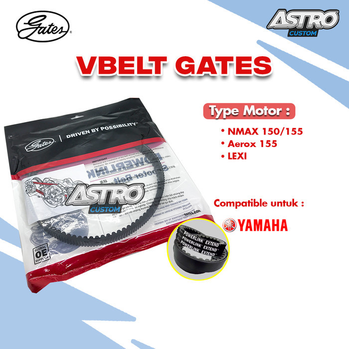 Vanbelt V-Belt Nmax 155 Nmax All New Led Belt Gates Powerlink Thailand
