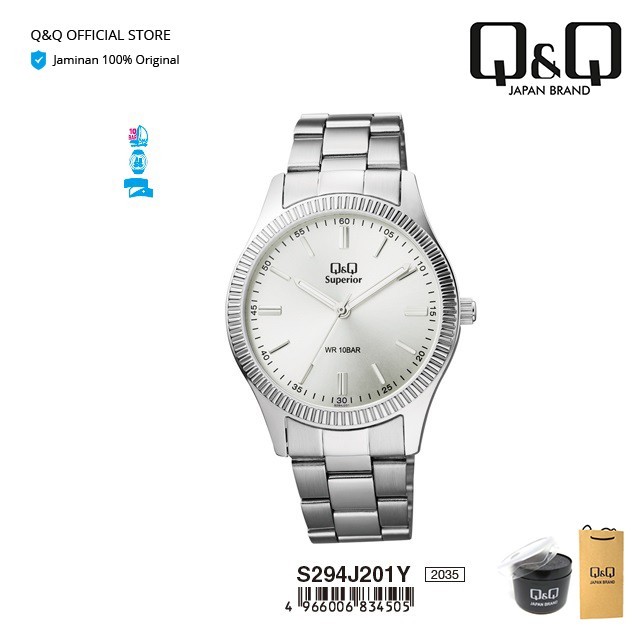 Q&Q Qnq Qq Original Jam Tangan Analog Superior Formal - S294 S294J