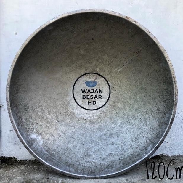 ready kuali wajan penggorengan besar plat baja 120 cm