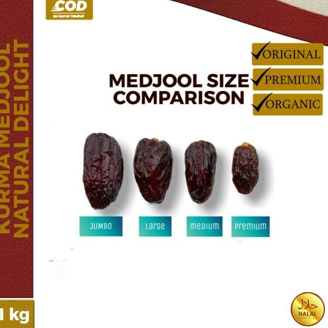 

Kurma Medjool 1 Kg / Medjool Dates / Kurma California Shop_Mandah