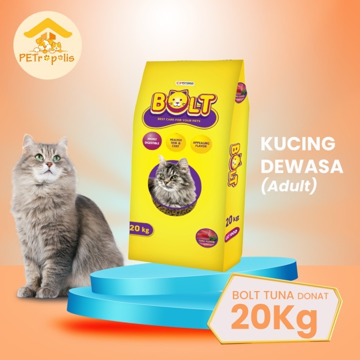 Bolt Makanan Kucing 20Kg