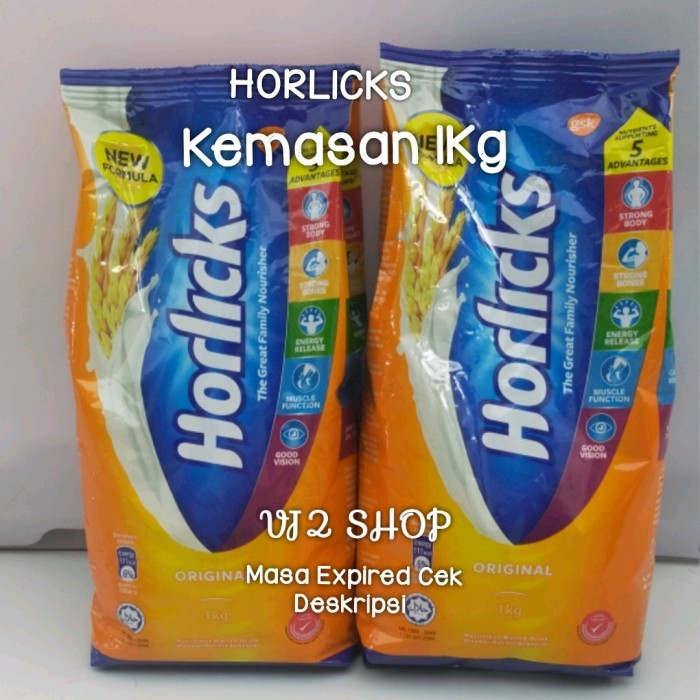 

Ready - Horlicks Original Cereal Malt 1Kg Import Malaysia