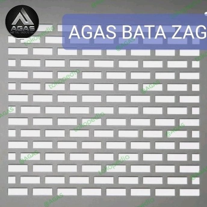 ready plat lubang perforated ram bata