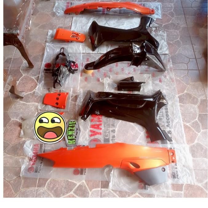 Promo Cover Body Full Set F1ZR FIZR Hitam Orange 2003 2004 2005 Original YGP COD