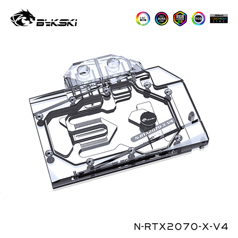 TZT Water Block For NVIDIA RTX 2070 Founders Edition,Original Public RTX 2060 Super, Full Cover Grap